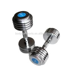 10kg Adjust Chrome Dumbbell Set/Gym dumbbell