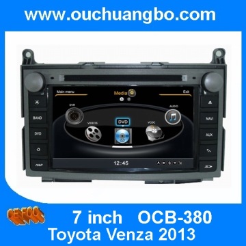 Ouchuangbo Auto Radio DVD System S100 Platform for Toyota Venza 2013 GPS Navigation 3G Wifi Bluetooth
