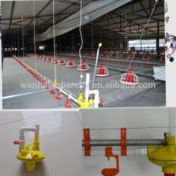 automatic nipple drinker system for poultry farm