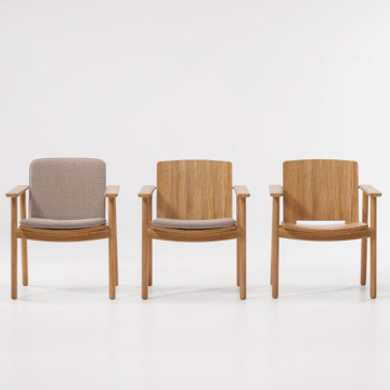 Teak Wood Outdoor Dining Chairs for Luxury Garden Furniture