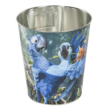 Tapered Tins for Packaging Popcorn, Popcorn Tin Bucket