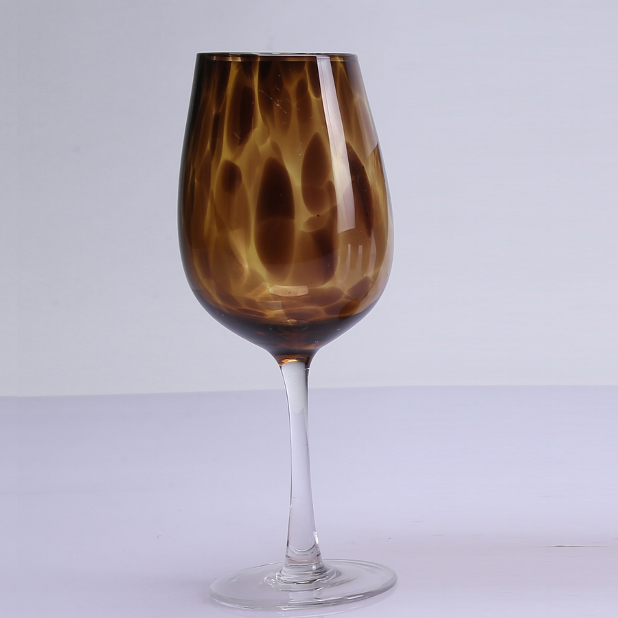 hand Blown Glass Tortoise Shell Drinking Glasses