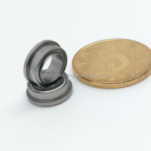 FR168ZZEE Flanged Ball Bearing, 6.35x9.525x3.175x3.967, Sealed with Extended Inner Ring