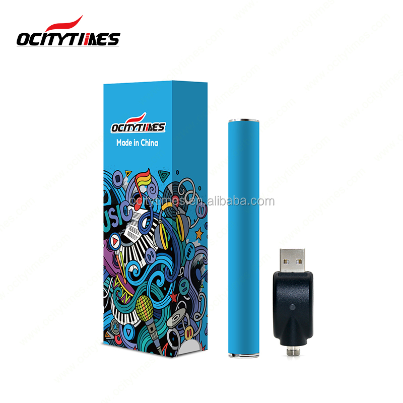 Bottom led lighting auto heating Ocitytimes rechargeable 350mah 510 threading vape cbd S4 battery