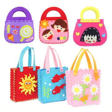 Kindergarten Handmade DIY Colorful Handmade Bag Early Learning Education Toys Montessori Teaching Aids Math Toys