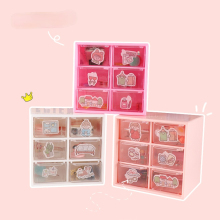 Dustproof Mini Six Grid Tape Storage Box