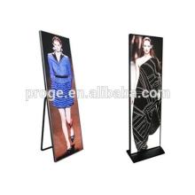 USB stick/Wifi/4G/3G high resolution photo/video advertising P2/P2.5/P3indoor X poster led display screen panel