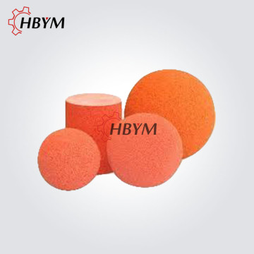 Concrete Pump Cleaning Rubber Sponge Ball and Cylinder