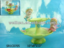 polyresin memo glass holder,resin desktop stationery holder