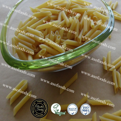 Italian penne rigate pasta