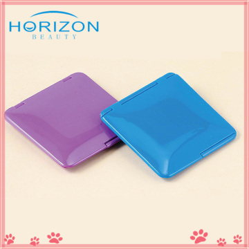 square foldable makeup single side pocket mirror