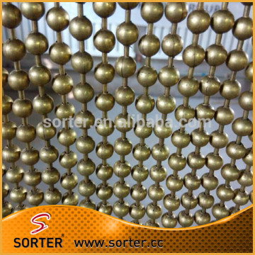 Decorative metal bead curtain/metal bead ball chain curtain