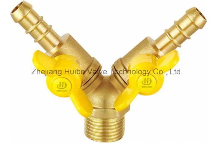 Male Thread Gas Valve 1/2'inch with Butterfly Handle