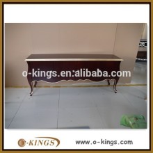 gold leaf antique marble console table furniture for sale