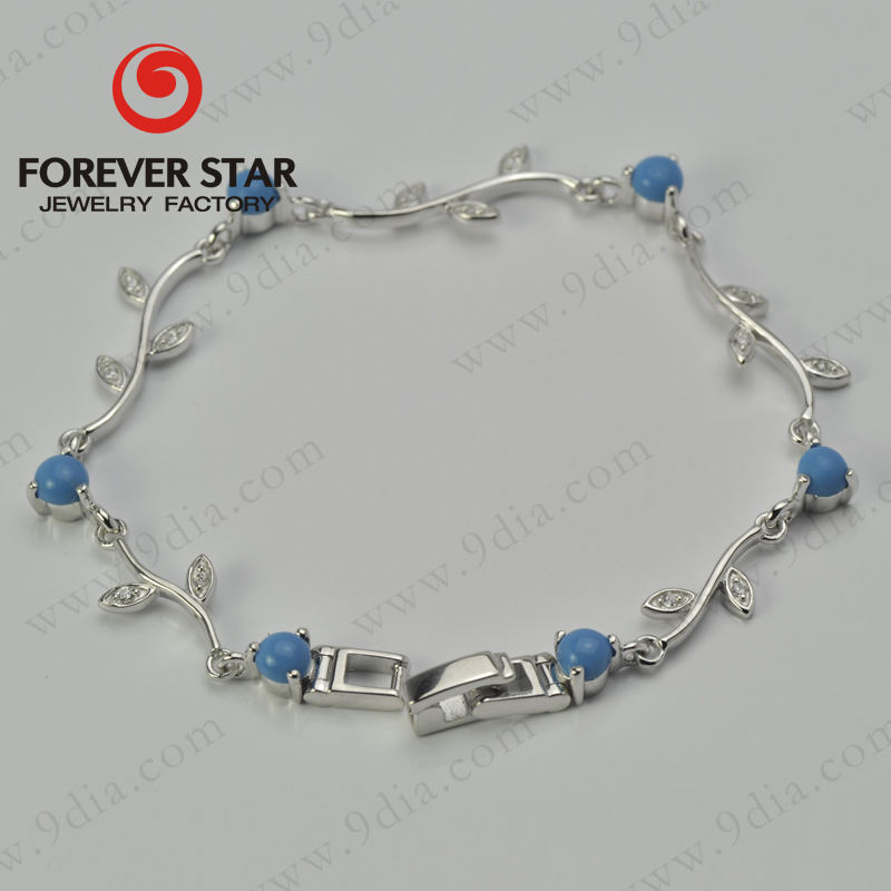 Tennis Moissanite Semplice 925 Hiphop Silver Tennis Braccialetto Moissanite Bracciale da tennis 925 argento