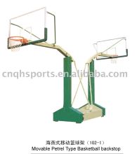 Movable Petrel Type Basketball Backstop
