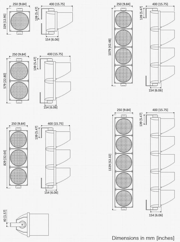 LED Traffic Light Arrow Signal 200mm 300mm