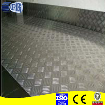 5052 Aluminium checkered plate for boat deck