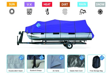 anti-slip boat cover easy float pontoon