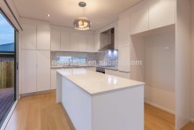 2015 high gloss Laquer MDF modern kitchen design from foshan