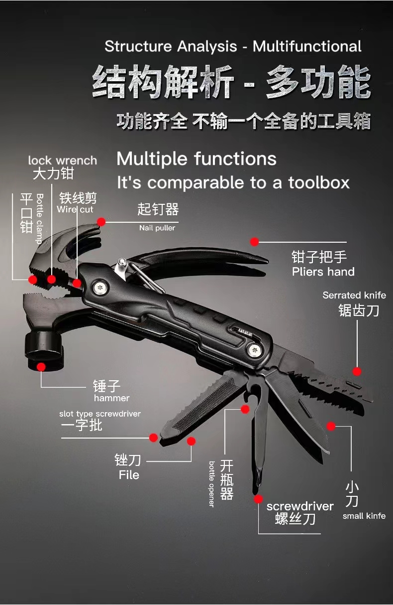 Multifunctional Hammer Combination Tool