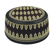 Arabic Embroidered Kufi Cap for Muslim Men during Ramadan