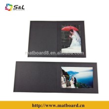 2015 latest desigh wedding mat board picture / photo presentation folder