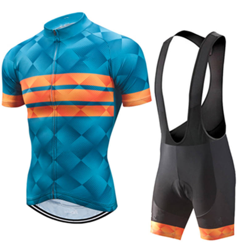 Breathable Anti-UV Bicycle Wear Short Sleeve Cycling Jersey for Men