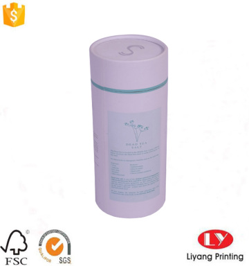 White Paper Tube Box With CMYK Printing