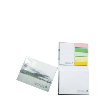 Custom Logo Sticky Pads - Promotional Hand Cover Notepads