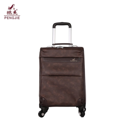 ขายกระเป๋าเดินทางท่องเที่ยวคุณภาพสูง Vintage PU Luggage Bag