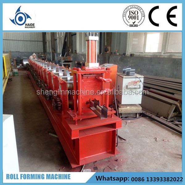 2017 new design steel sheet fence post making machine for sale