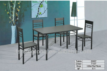 D557 MDF dining table sets / cheap dining sets