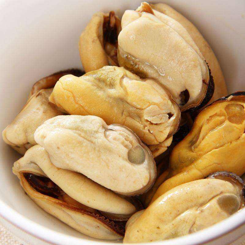 Mrożone zielone zawieszone mięso małży