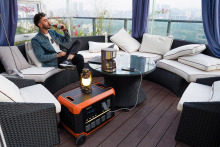 HIGH POWER SUPPLY FOR OUTDOOR COOKING AND WORKING