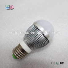 modern light energy save bulb indoor use, 6w E27 base aluminum cover led bulb