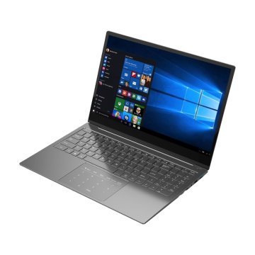 Intel Celeron N5205U Slim Laptop Win Dows 10/11 Sistem 8GB Ram Metal Cover Computer Dengan Keyboard Latar Belakang