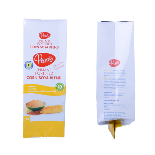 Plastic Flour packaging bag with side gusset