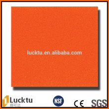 orange color artificial quartz stone counter top