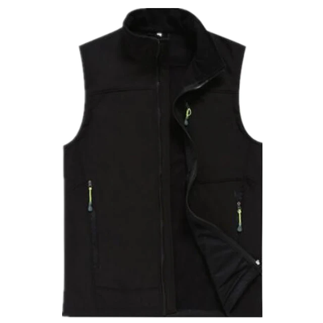 Wholesale Outdoor Spring and Winter Fleece Vest Men's Warm Windproof Sports Vest Sleeveless Jacket