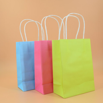 Colored Kraft paper bag