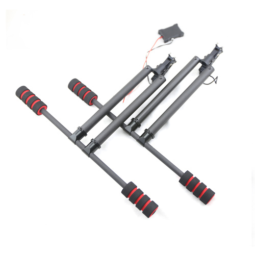 Double Carbon Tube Electric Retractable Landing Gear Skid