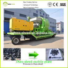 Dura-shred Used Radial Tire Cutting Machine In Recycling Line