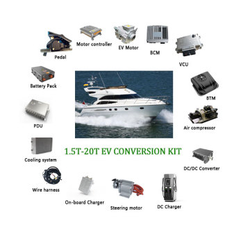 Electric Vehicle (EV) and Electric Vehicle Conversion Kits: 80KW Kits for Buses, Trucks, Vans, Yachts & Outboards