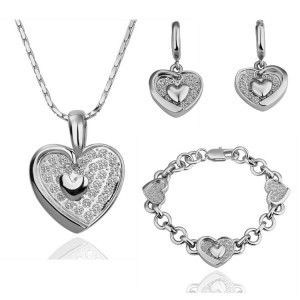 Fashion earring bracelet and necklace set LG089