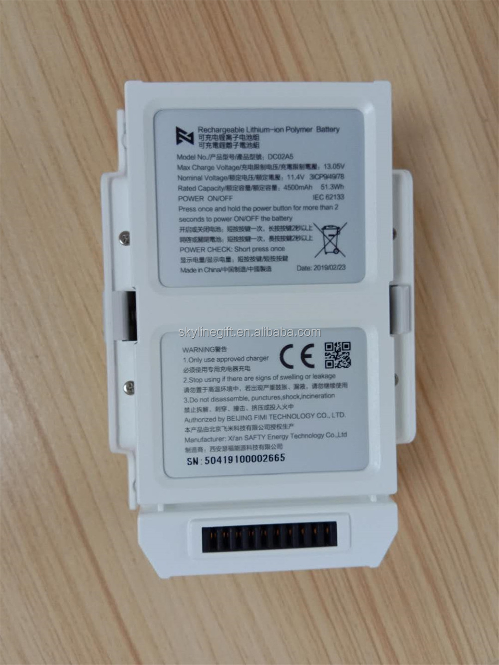 Original Xiaomi Fimi drone battery 11.4V 4500mah 51.3W for fimi x8se/ x8se 2020/ x8se 2022
