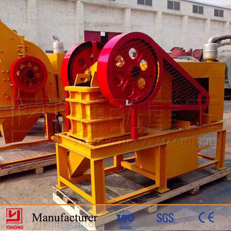 Yuhong Small Portable Rock Jaw Crusher with CE Approved