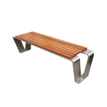 2020 New Outdoor Backless Wooden Bench