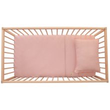 Natural Color Cotton Fitted Crib Sheets for Boys and Girls: Soft Muslin Sheets for Mini Crib Mattresses