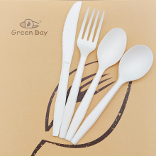 Greenday Biodegradable CPLA Cutlery Sets - Environmentally Friendly Disposable Utensils